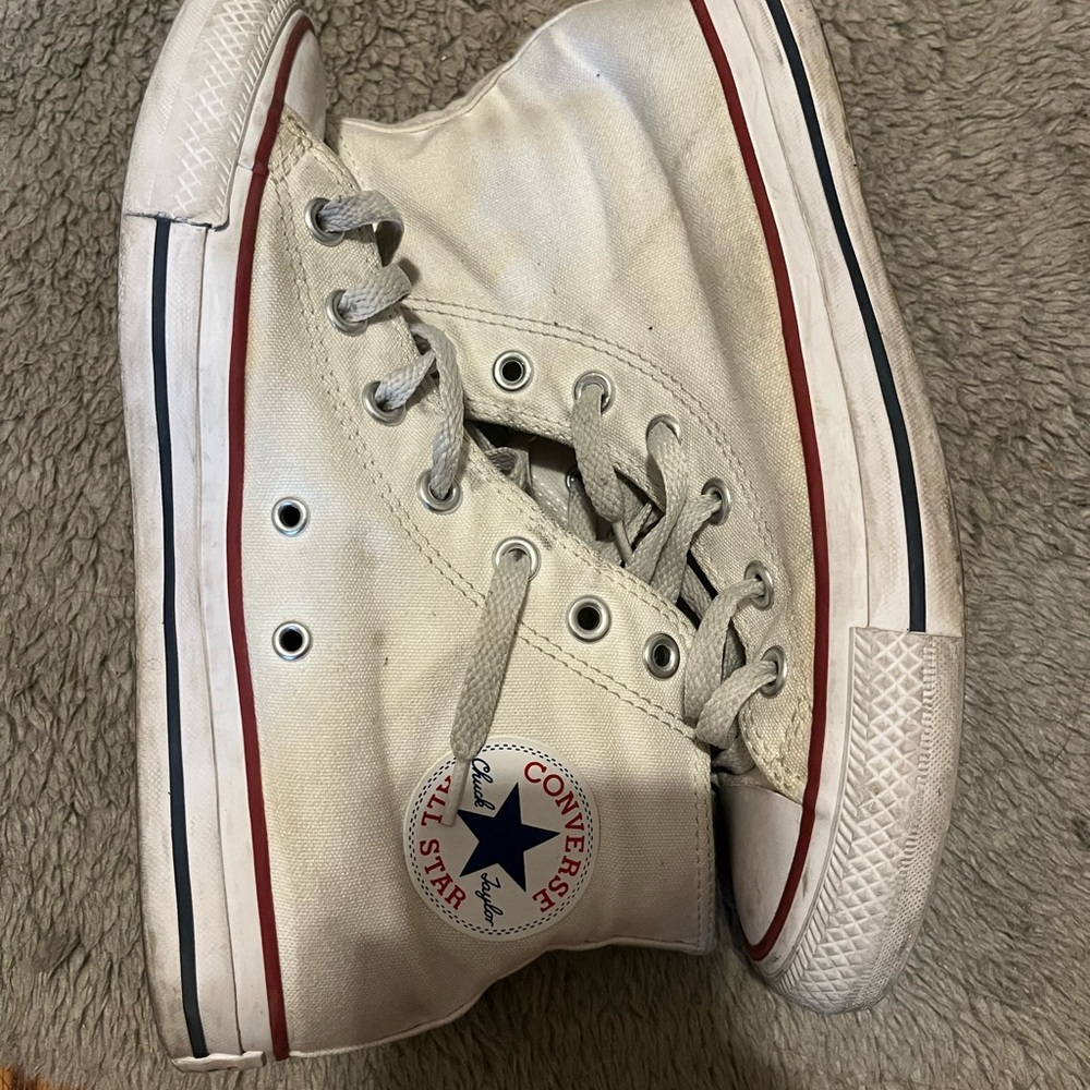 White High Top Converse